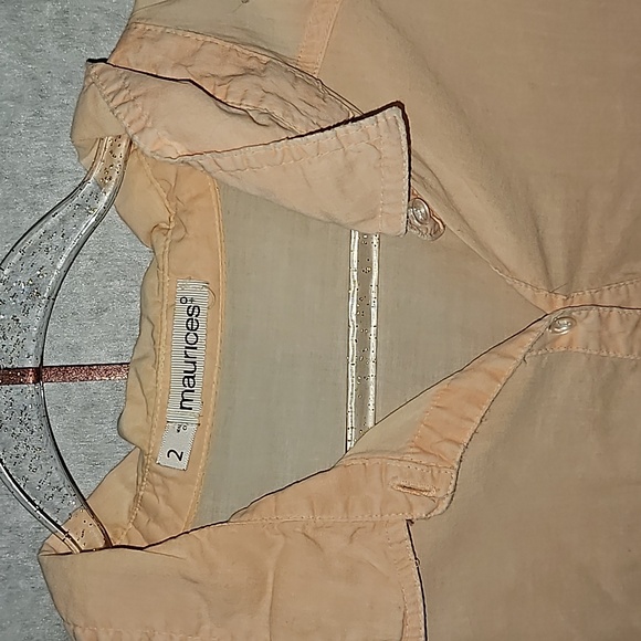 EUC long sleeve button down top - Picture 2 of 3